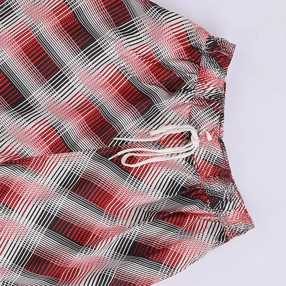 شورت من رجالي مطبوع إيه إس دبليو