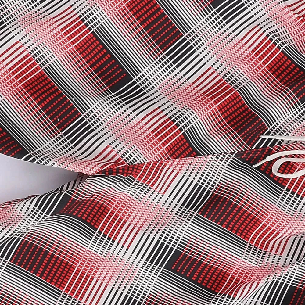 شورت من رجالي مطبوع إيه إس دبليو