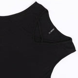 تيشيرت بدون اكمام حريمي اسود من ازياء