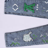 بنطلون جينز أولادي جينز نيو سكاي لبني