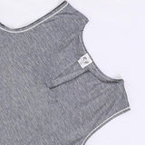 تيشيرت بدون اكمام حريمي رمادي من ازياء