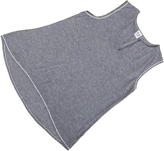 تيشيرت بدون اكمام حريمي رمادي من ازياء