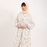 فستان لينين طباعة