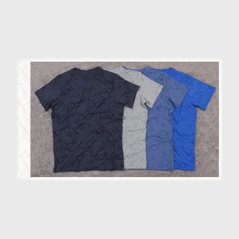 تيشيرت نص كم رجالي الوان متعددة من تورنيدو