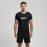 NIKE تيشيرت نص كم طباعة رجالى روزيتا فل ليكرا الوان متعددة صيفى من تورنيدو - 1641602