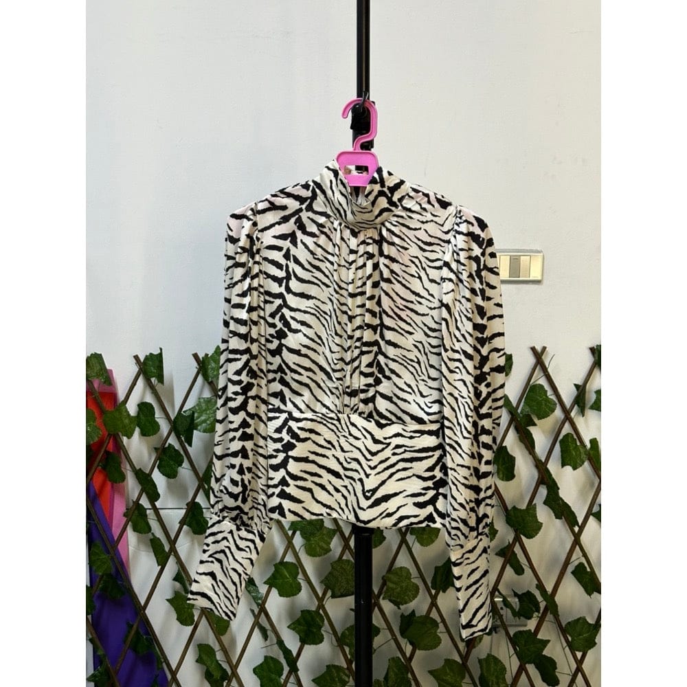 بلوزة حريمي شيفون أوف وايت من ميس فينوس