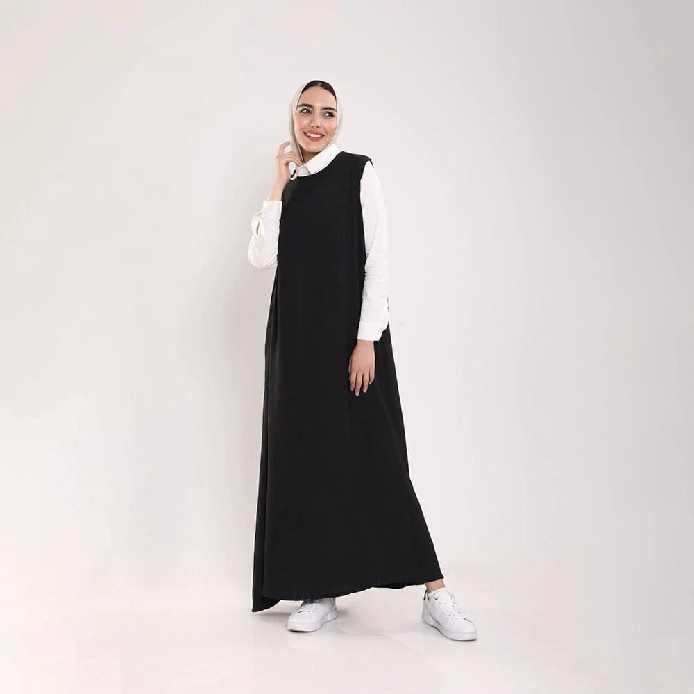 فستان حريمي اسود من ازياء