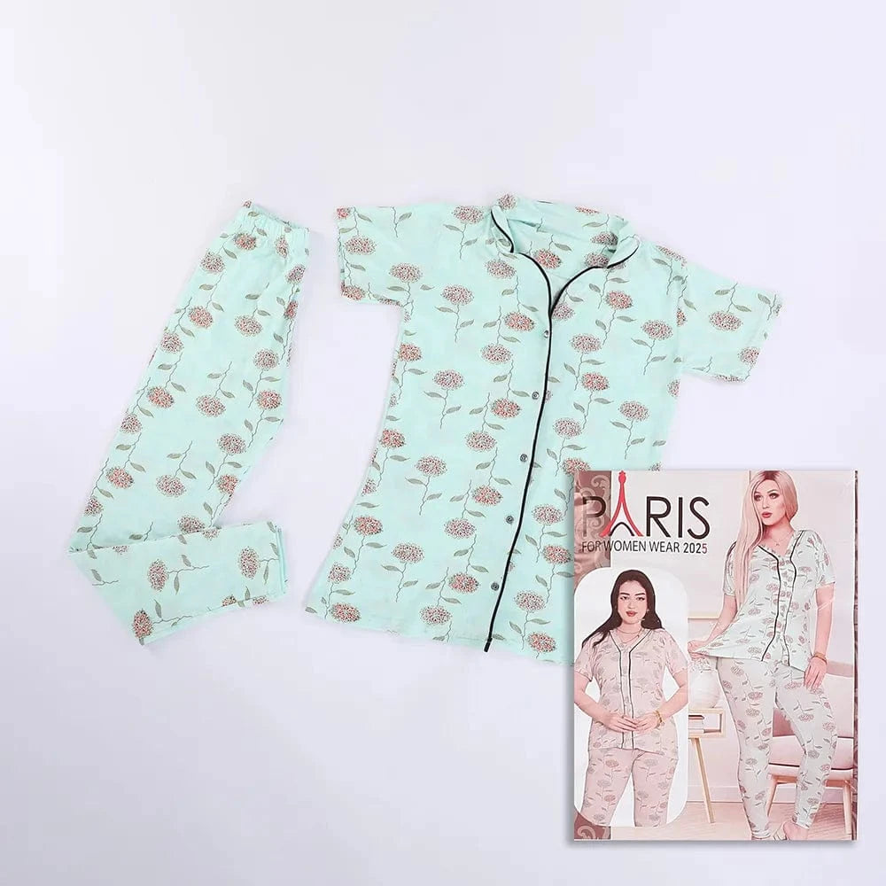 بيجامة حريمي ألوان متعددة من او اي