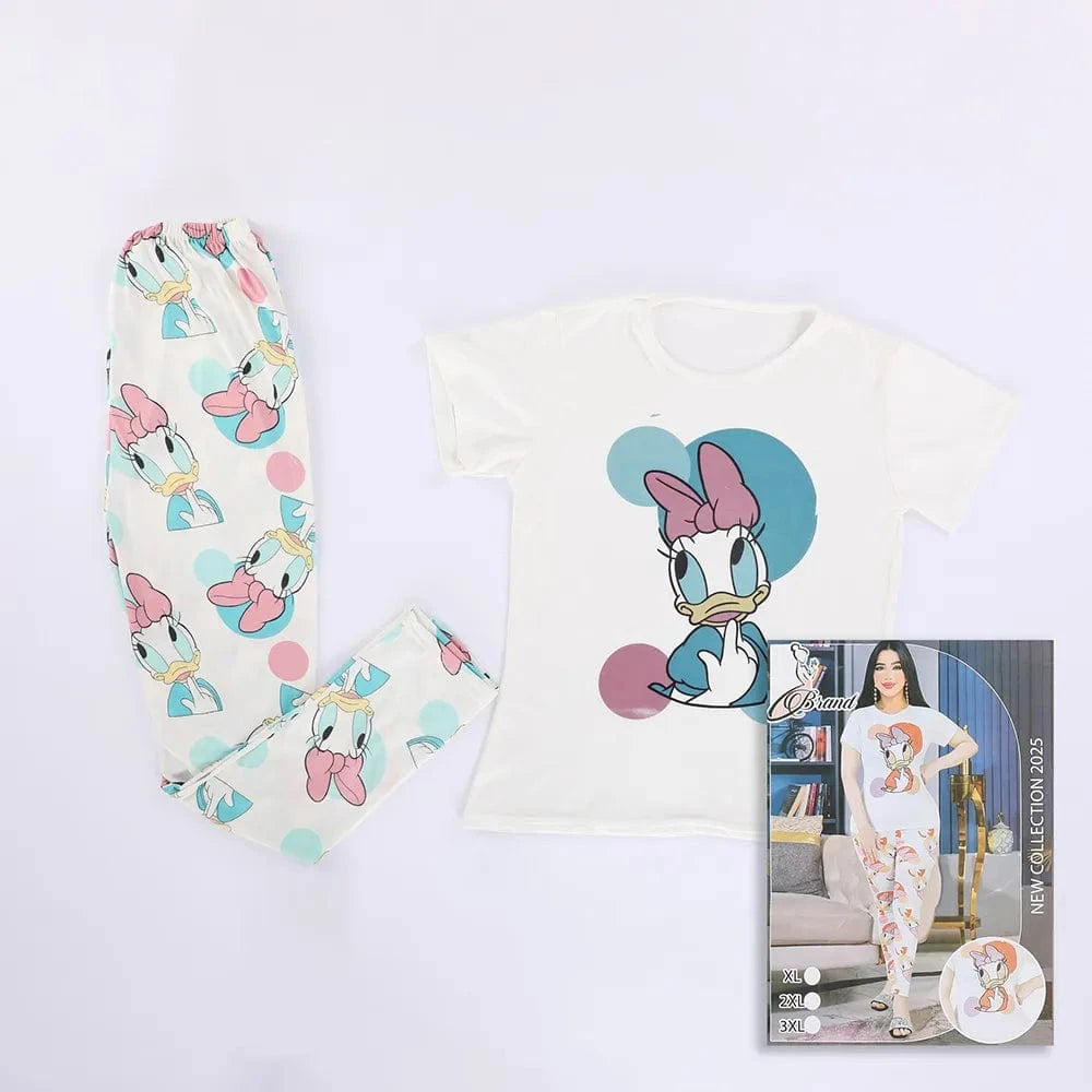 بيجامة حريمي ألوان متعددة من او اي