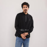 قميص أسود رجالي من كوما