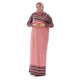 إسدال صلاة من حجاب وير حريمي لاميه; متعدد الألوان