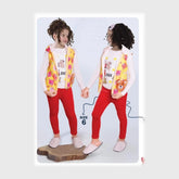 طقم 4 قطع اطفالي جاكيت وتربروف مبطن فرو وبنطلون قطيفة هايدي وبادي قطن وصابوه فرو ألوان متعددة شتوي من إيه إل واي - 14563