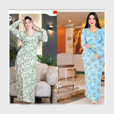 جلابيه حريمي قطن تركي لوكس الوان متعدده شتوي من ايه ال واي - 1002215