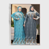 إسدال صلاة بطرحة متصلة حريمي لاميه لوكس مستورد الوان متعدده جميع المواسم من ايه ال واي - 12020-1