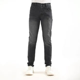 بنطلون جينز رجالي رباعيه نيو سبيد مستورد رمادي غامق شتوي من جادو - 121-5