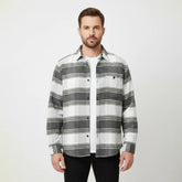 قميص كاروهات رجالي جوخ الوان متعددة شتوي من دابليو اس اتش - WSH-107