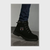 حذاء هاف بوت رجالى فوندي جلد إسكاي مستورد ونعل PVC حقن الوان متعددة شتوى من برازر - 29703