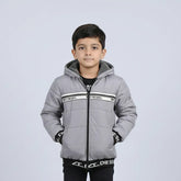 جاكيت بامب ساده اولادي سوفت رمادي فاتح شتوي من اس كيه اتش - 113124-LG