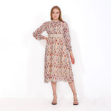 فستان متوسط الطول من ميس فينوس حريمي شيفون، أزرق داكن