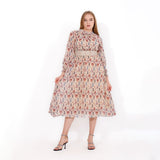 فستان متوسط الطول من ميس فينوس حريمي شيفون، أزرق داكن