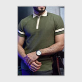 تيشيرت بولو خياطة رجالي الوان متعددة من فرعون