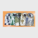 قميص محجر رجالي ألوان متعددة من فرعون