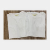 بدي نصف كم ورقبة دائرية رجالي أبيض من فرعون