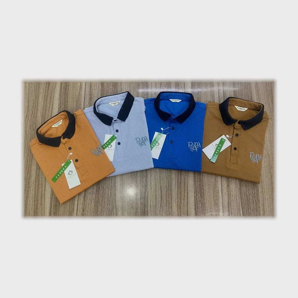 تيشيرت بولو رجالي ألوان متعددة من فرعون