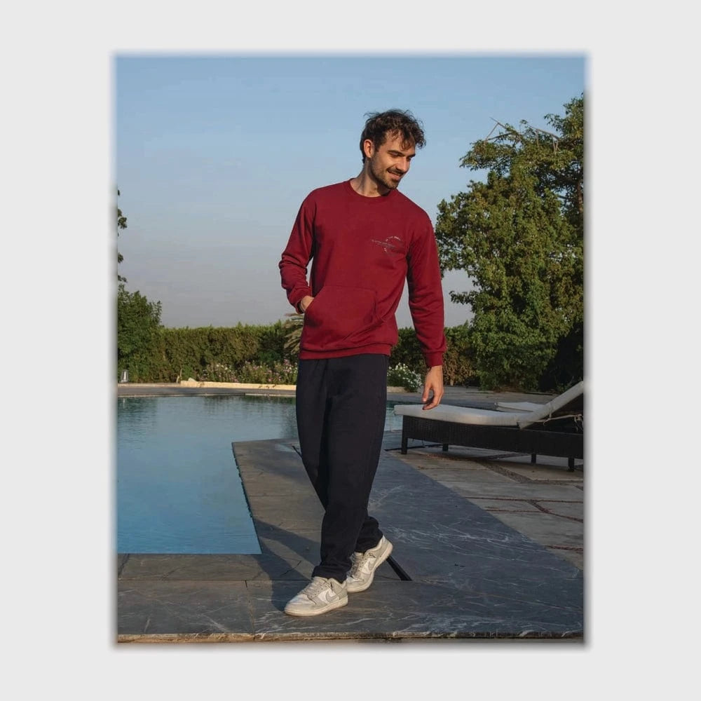 ترينج تيشيرت كم طويل وبنطلون رجالي سمر ميلتون ليكرا الوان متعددة شتوي من فورما - 26141