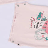 طقم تيشيرت وبنطلون من روزانا بناتي سينجل ليكرا ألوان متعددة