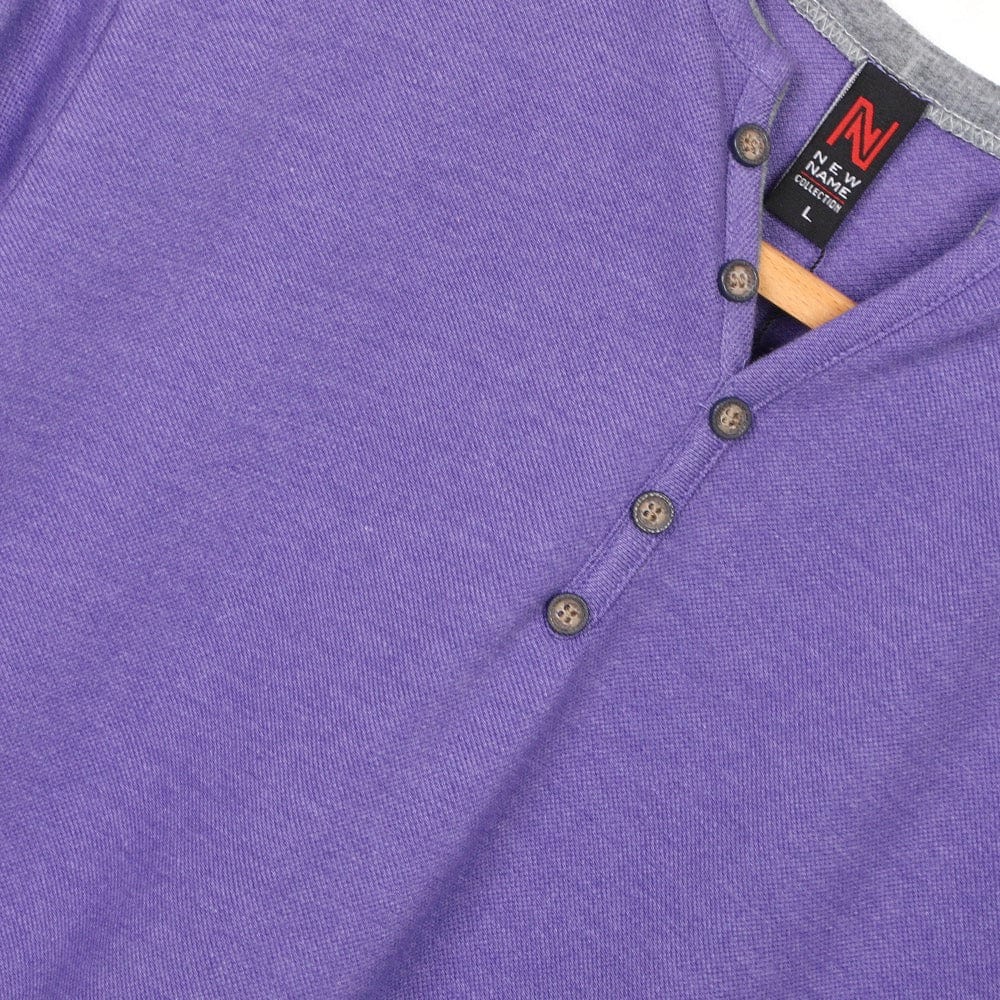 تيشيرت من نيو نيم رجالي بيكا قطن مشني 100 %; موف