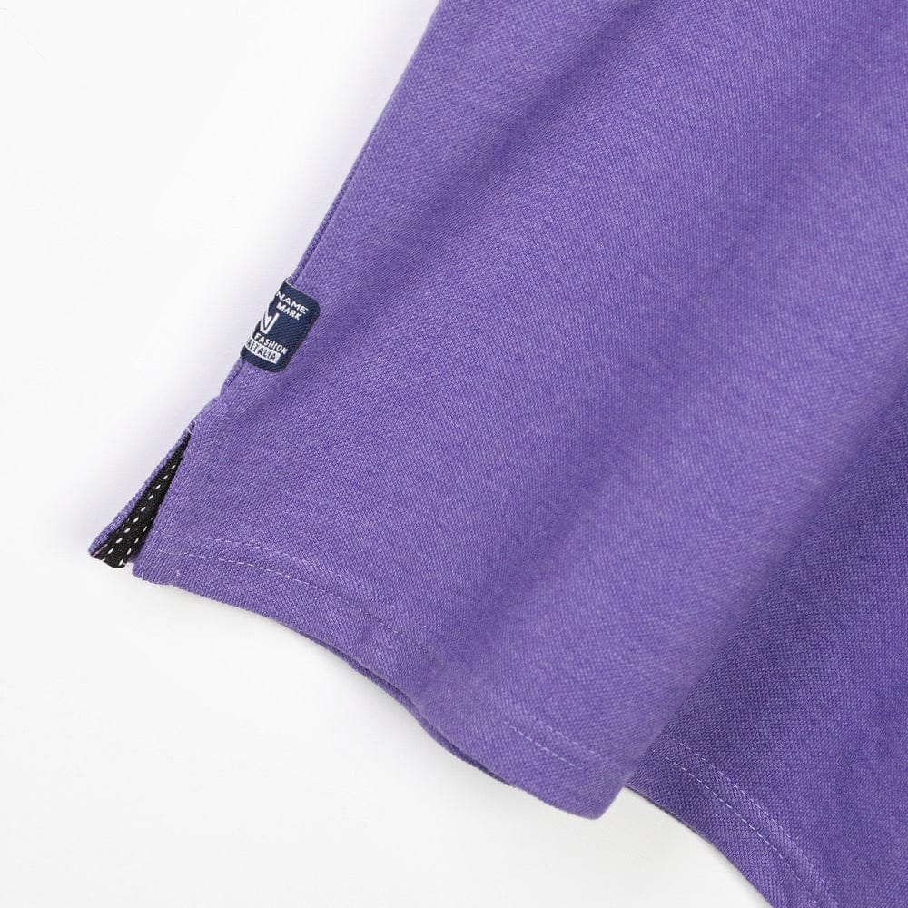 تيشيرت من نيو نيم رجالي بيكا قطن مشني 100 %; موف