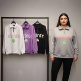 سويتشيرت نص سوسته مطبوع حريمى قطن 90% ليكرا 10% الوان متعددة شتوي من دبيو بي - 5701