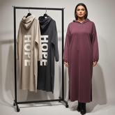 سويتشيرت طويل مطبوع حريمى قطن 100% ضهر مبرد الوان متعددة شتوي من دبيو بي - 5708