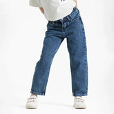 بنطلون جينز بوي فريند بناتى جينز رباعيه ليكرا الوان متعددة جميع المواسم من ريمنت - 801