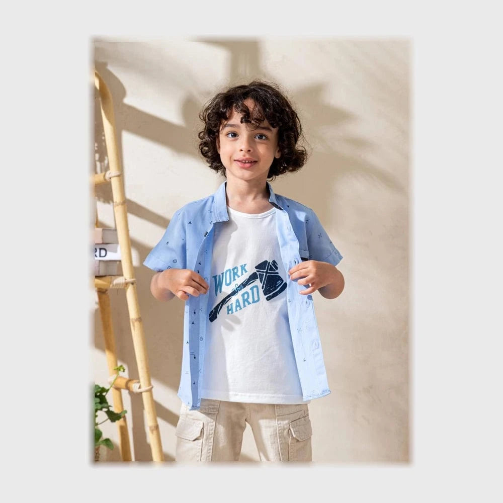 توينز اولادي ازرق من لارك ارت