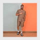طقم رجالي بني من ماركو توتي