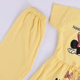 بيجامة بناتي ألوان متعددة من او اي