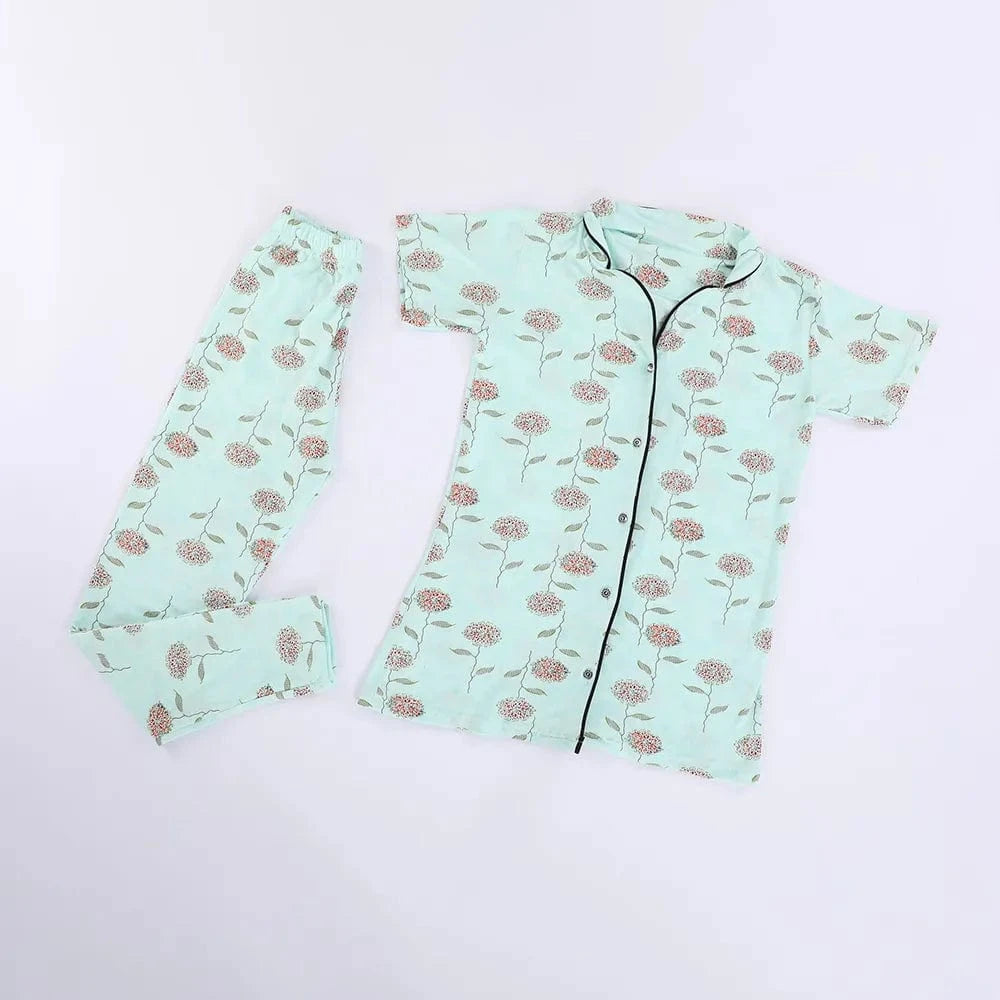 بيجامة حريمي ألوان متعددة من او اي