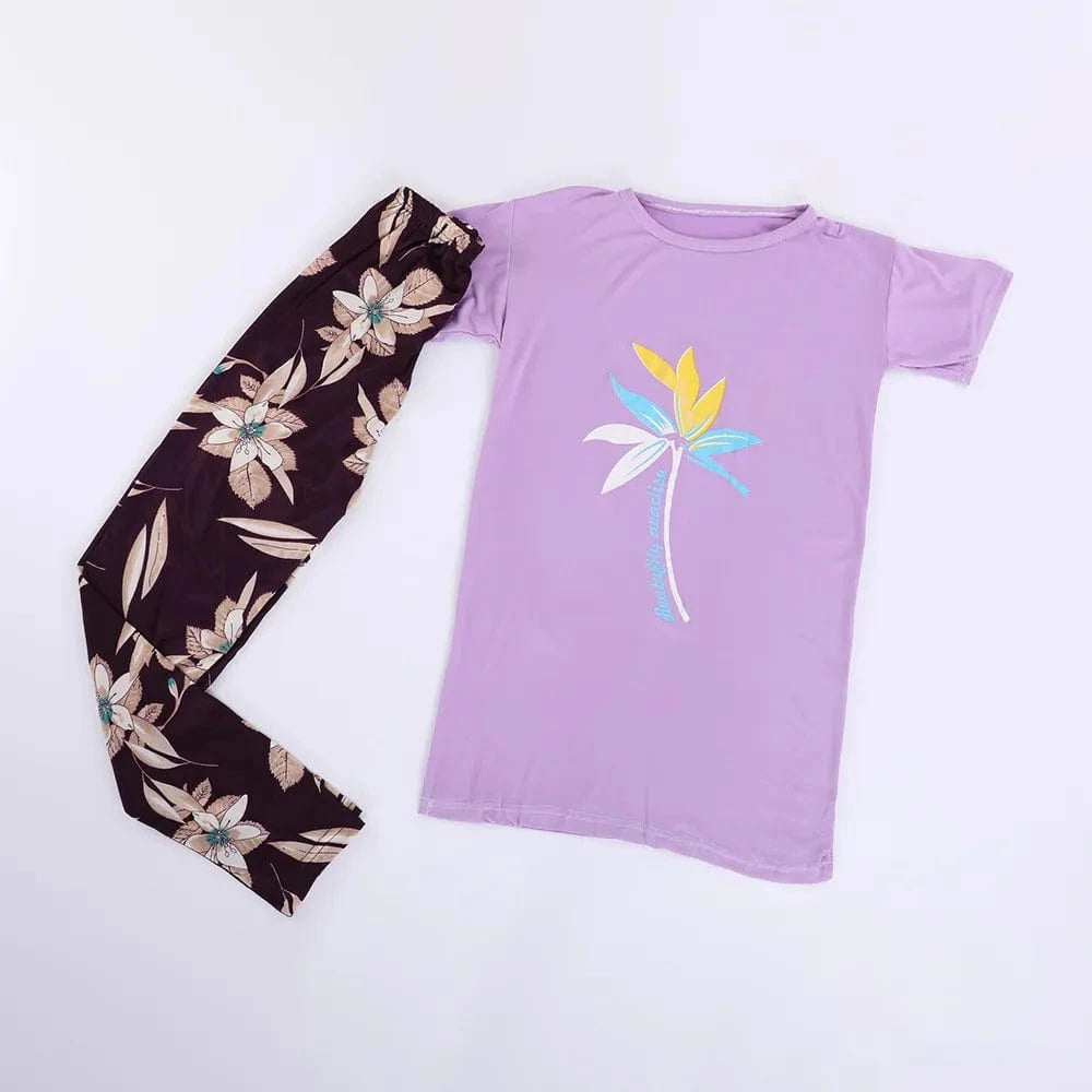 بيجامة حريمي ألوان متعددة من او اي