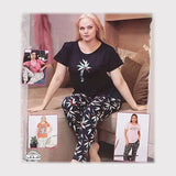 بيجامة حريمي ألوان متعددة من او اي