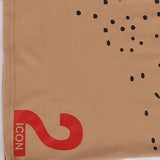 تيشرت نص كم وبنطلون اولادي محير ميلتون رسومات بني في اسود صيفي من براند الغلابة - BRAND-12