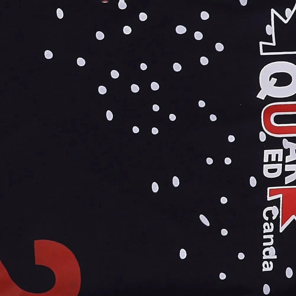 تيشرت نص كم وبنطلون اولادي محير ميلتون رسومات كحلي في اسود صيفي من براند الغلابة - BRAND-8