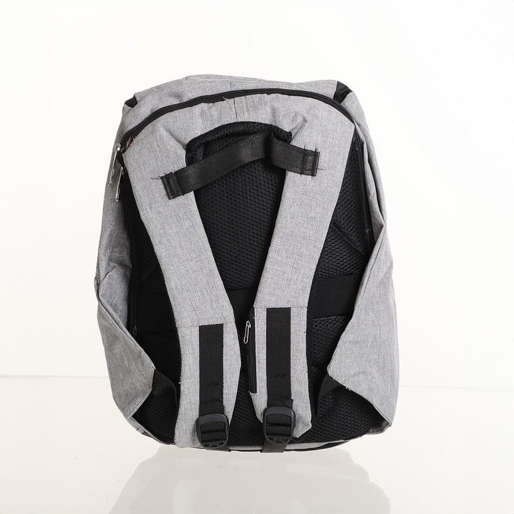 حقيبة ظهر من ام دي سبورت حريمي/رجالي مايكروفايبر رمادي
