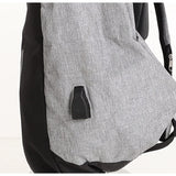 حقيبة ظهر من ام دي سبورت حريمي/رجالي مايكروفايبر رمادي