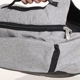 حقيبة ظهر من ام دي سبورت حريمي/رجالي مايكروفايبر رمادي