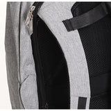 حقيبة ظهر من ام دي سبورت حريمي/رجالي مايكروفايبر رمادي