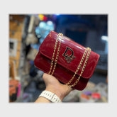 شنطة يد حريمى لماع الوان متعددة جميع المواسم من الاستاذ - D-35