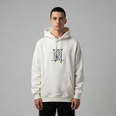 سويتشيرت مطبوع وش وضهر رجالي قطن 100% ابيض من جريتي - GR-57