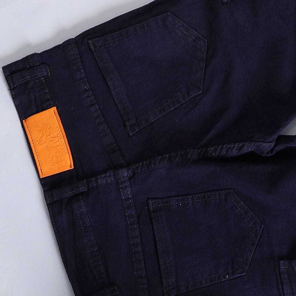 بنطلون جينز من الحفار ,كحلي أولادي